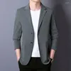 Men's Suits Summer Thin Casual Suit Jacket Men Korean Style Loose Sunscreen Terno Masculino High Quality Single-Breasted Pocket Blazer Homme