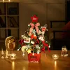 Neuer Weihnachtsbaum verzierte Verzierungen kleiner Desktop-Weihnachtsbaum 45 cm Laternenlichtbaum kleiner Weihnachtsbaum DIY Weihnachtsgeschenk