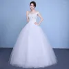 Wedding Dress XXN-049#Ball Gown Off Shoulder White Red Sequins Bride's Lace Up Dresses Wholesale Fit Pregnant Woman Clothe