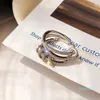 designer ring Novelty jewelry rings for women Ring female sterling silver smart circle ring line cross send girlfriends