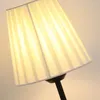 Table Lamps Vintage Style Fabric Lamp Shade Bedroom Bedside Study Desk Ambient Lights Warm Night Light Home Decoration