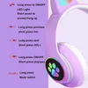 Zestawy słuchawkowe 5.1 Bluetooth bezprzewodowe słuchawki słuchawkowe Słuchawki do ucha dla dzieci Prezent dla dzieci z Flash Light HD Mikrofon głosowy 230518