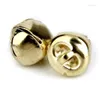 Kerstdecoraties Praktische metalen Jingle Bells voor decoratie sieraden maken Craft 10mm pakje ca. 100 pcs gouden