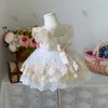 Meisjesjurken 2023 Spaanse meisjes koninklijke kleding baby verjaardagsfeestje kinderen peuter lolita prinses baljurk baby boetiek kleding