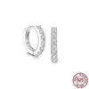 Stud 2020 Nowa gorąca wyprzedaż 100 Real 925 Srebrne kryształowe kolczyki dla kobiet Making Jewelry Gift Prezentacja Weddna Zaręczyny Z0517