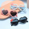 Cartoon Kids Glasses Sun Glasses Flor Flower Baby Copo para meninos meninas Proteção de praia de verão Crianças
