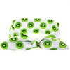 Accessoires cheveux mignon doux FKid bande fruits pastèque fraise citron motif enfants oreilles élastiques bandeau cadeau