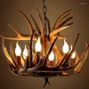 Kroonluchters Antler kroonluchter woonkamer harslamp ophanging licht voor kledingwinkelbar restaurant Creative Home Lighting G189