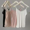 Camisoles tankar 50% Pure Silk Camisoles for Women Lace Camis Halter Topps Sexig Femme Underwear Lingerie Underhirt Ladies Short Singlet 230518