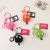 Новый красочный плюш Брикета для ключей мультипликации Cartoon Cale Ball Keyring для женщин Сумки украшения для наушников корпус ключевые аксессуары цепочки