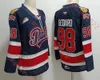 Connor Bedard Parker Berge Regina Pats Hockey Jersey Custom Tanner Brown Layton Feist Riley Ginnell Omen Harmacy Navy Heren Jeugd Gestikt Regina Pats Jerseys