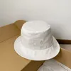 Diseñador Bordado Bucket Hat, marca de lujo de verano de verano.