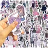 63Pcs Flapper Girls Stickers Decal Waterproof Vinyl Stickers Non-random for Car Bike Luggage Laptop Skateboard Scrapbook Water Bottle