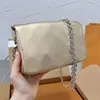 Женская сумка через плечо Сумочка с клапаном Coussin Clutch Сумки на плечо Кошельки Кожаные тисненые буквы Многослойная сумка Раздвижная M82289