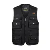 Gilet da uomo Uomo Large Size XL-4XL Gilet casual da motociclista Gilet tattico multitasche da uomo Gilet di alta qualità Masculino VestM