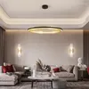 Anhänger Lampen Nordic Design Ringe Led-leuchten Wohnzimmer Dekor Lampe Schlafzimmer Hängen Licht Drop Suspension Leuchte