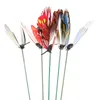 Decorative Flowers 5Pcs Yard Lawn Patio Fake Butterflies Garden Stakes For Flower Arrangements Home