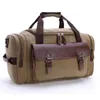 Torby Duffel Duża pojemność w stylu vintage płócienne podróże Dufla Handheld Crossbody Bagage Weekender Over Night Torebka