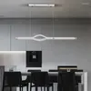 Kronleuchter YOULAIKE Moderne LED-Kronleuchter für Esszimmer Schwarz/Weiß Hängeleuchte Kreatives Design Island Bar Hängelampe