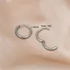 Stud Surgical Stainless Steel Small Hoop Earrings for Women Men 16mm Tube Huggie Earrings Cartilage Helix Lobes Earrings Nose Rings Z0517