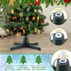 جديد 360 درجة جديدة كهربائية دوارة شجرة عيد الميلاد القابلة للتعديل قاعدة الحامل البلاستيكية لقاعدة عيد الميلاد عيد الميلاد العطل