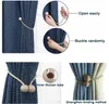 Curtain 5PCS Magnetic Pearl Ball Buckles Tiebacks Backs Holdbacks Buckle Clips Rods Hook Home Decorative Accessories