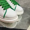 top new Brand Designer Platform para hombre Calidad Zapatos casuales de cuero con cordones zapatillas de deporte dama Flat Running Trainers Letters gym sneaker