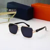 Designer LOU VUT luxuriöse coole Sonnenbrille 2023 Metal Ocean Film Sonnenbrille Overseas Fashion Street Fotobox Vielseitige Internet-Rotbrille mit Originalverpackung
