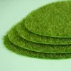 Dekorativa blommor Konstgjord grön mossboll Fake Stone Simulation Plant Mat Mattan Mikro Landscape Fairy Garden Lawn Turf Grass