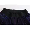 Jupes Jupes D'été Femme Mi-mollet Mixte Couleur Dégradé Jupe En Maille A-ligne Élégante Femme Glitter Tulle Jupe Faldas Saias 230518