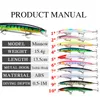 Anzuelos de pesca 10 piezas longitud del lote Minnow cebo de pesca 13 cm 15 g cebo de manivela de folículo duro flotante cebo artificial de ojo 3D Trucha Parker pesca de alfombra 230517