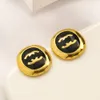 Charm Gold Plated Designers Letter Stud Famous Women Women Earring Party Wedding Party Jewerlry Top Quality 20style Y240429