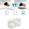 Kudde all-rund sömnhals massager sovande minne skum äggformad huvudmassage kudde hälsa vakuumförpackning