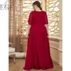 Robes de grande taille soirée rouge élégante pour les femmes potelées robe longue de luxe décontractée 4XL 230518