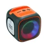 Hoparlörler TG359 Kablosuz Bluetooth Hoparlör Taşınabilir LED Işık RGB Kare Telefon Stand TWS CONNECT FM UDISK TF Kart Subwoofer Stereo Handsfre