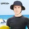 Boinas de verano de ala ancha parasol Panamá sombrero para hombres plegable senderismo pesca cubo sombreros hombres UPF 50 Surf protector solar pescador