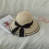 Cappelli a tesa larga Secchio Fiocco Sole Floppy Estate per donna Spiaggia Panama Paglia Cupola Ombra Regalo 230517