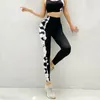 Calça ativa tie-dye esportes leggings mulheres sexy bubble buleggins ginástica feminina com cintura alta