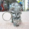 New Skeleton Keychain Creative PVC Toilet Ghost Portachiavi per donna Uomo Borsa Ciondolo Portachiavi per auto Accessori regalo per feste di Halloween