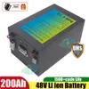 48 V Solar Lithium Bateria 100Ah 200AH WYŁĄCZENIE W nocy z BMS dla 10 kW paneli energii słonecznej falownika+ładowarka