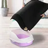 Neue Wasserdichte Haustier Katzenstreu Matte Doppel Schicht Pet Katzentoilette Matte Non-slip Sand Katze Pad Waschbar Bett Matte sauber Pad Produkte