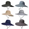 Berets Jungle Adventure Hat Jagen wandel emmer hoeden mode vrouwen mannen grote panama waterdichte ademende chapeau UV -bescherming