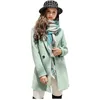 Misto lana da donna STEELE 2023 Cappotto invernale Donna Stile occidentale Risvolto lungo Cashmere Giacca moda europea Capispalla Taglia S-XXLDonna