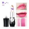 Fuktighetskräm Dry Flower Läppstift Temperaturändring Färg Vattenfast Jelly Lip Stick Sexig Transparent Crystal Läppbalsam