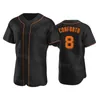 Baseball 8 Maillots Michael Conforto 31 LaMonte Wade Jr 2 Blake Sabol 23 Joc Pederson 21 Joey Bart 12 Heliot Ramos 5 Pat Burrell 28 Buster Posey Nom personnalisé Hommes Jeunesse J-R