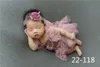 Ensembles de vêtements 0-3 mois bébé Pography Props bébé chapeau bébé fille dentelle barboteuse body tenue Pography vêtements 230517