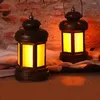 Table Lamps 2023 Vintage Portable Lantern Camping Rechargeable Outdoor Hanging Tent Light Iron Kerosene Flame