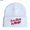 Beanie/Skull Caps Anuel AA Beanies Cap for Men Women Real Hasta La Muerte Embroidery Knitted Hat Hip Hop Bonnet Cap J230518