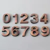 5cm/1.96Inch DIY Self Adhesive 3D Number Stickers House Room Door Number Plate Home Apartment Cabinet Table Mailbox Outdoor Door Numbers