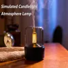 Apparaten Luchtbevochtiger Ultrasone USB-geurverspreider Met imitatiekaars Nachtlampje Draagbare etherische oliënverspreider Minilamp voor thuis